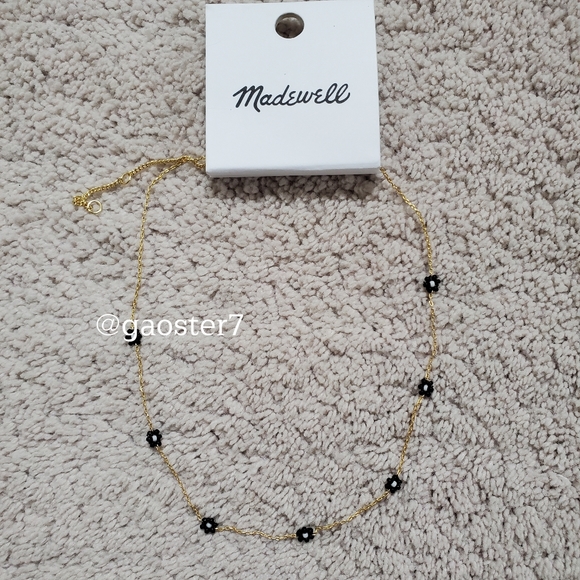 🚫SOLD🚫Madewell Seed Bead Daisy Chain Necklace - Picture 3 of 7
